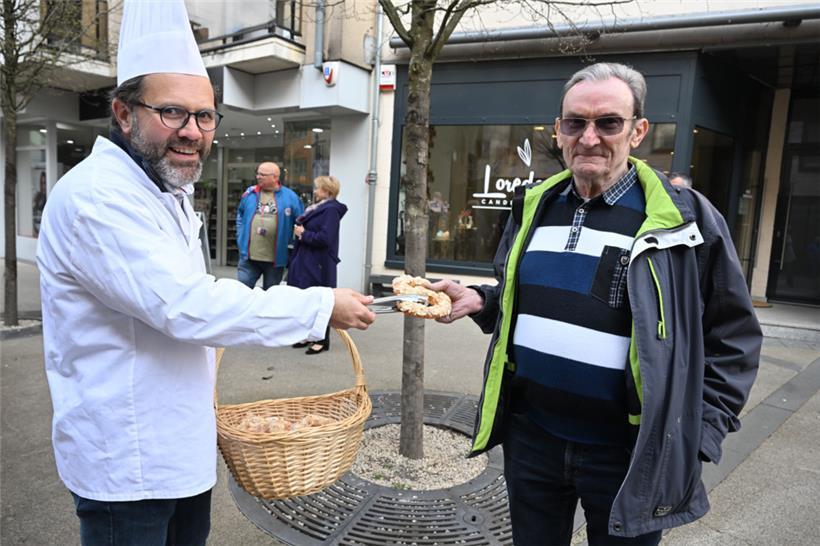 Auch Männer bekamen eine „Bretzel“ – obwohl der Tradition nach eigentlich sie di...
