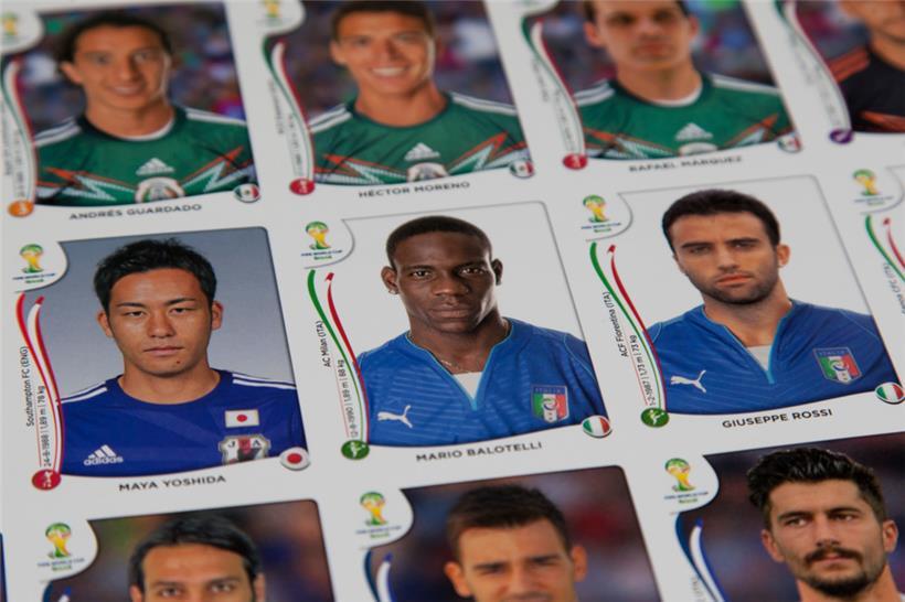 Auch Mario Balotelli und Giuseppe Rossi waren schon in Panini-Heften zu finden
