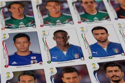 Auch Mario Balotelli und Giuseppe Rossi waren schon in Panini-Heften zu finden
