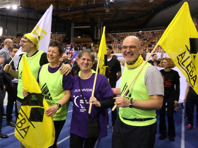 Auch Personen, die den Krebs besiegt haben, nahmen an der Veranstaltung teil