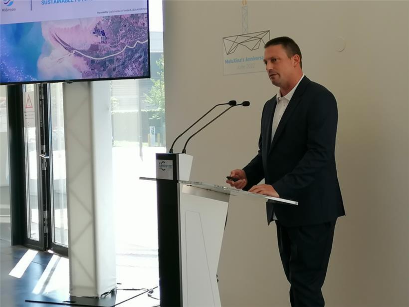 Auch RSS-Hydro-Chef Guy Schumann lobte MeluXina 
