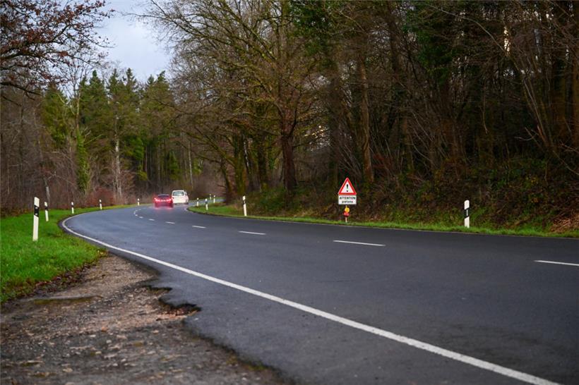 Auch Straßenbeleuchtung fehlt in der rue de Neudorf
