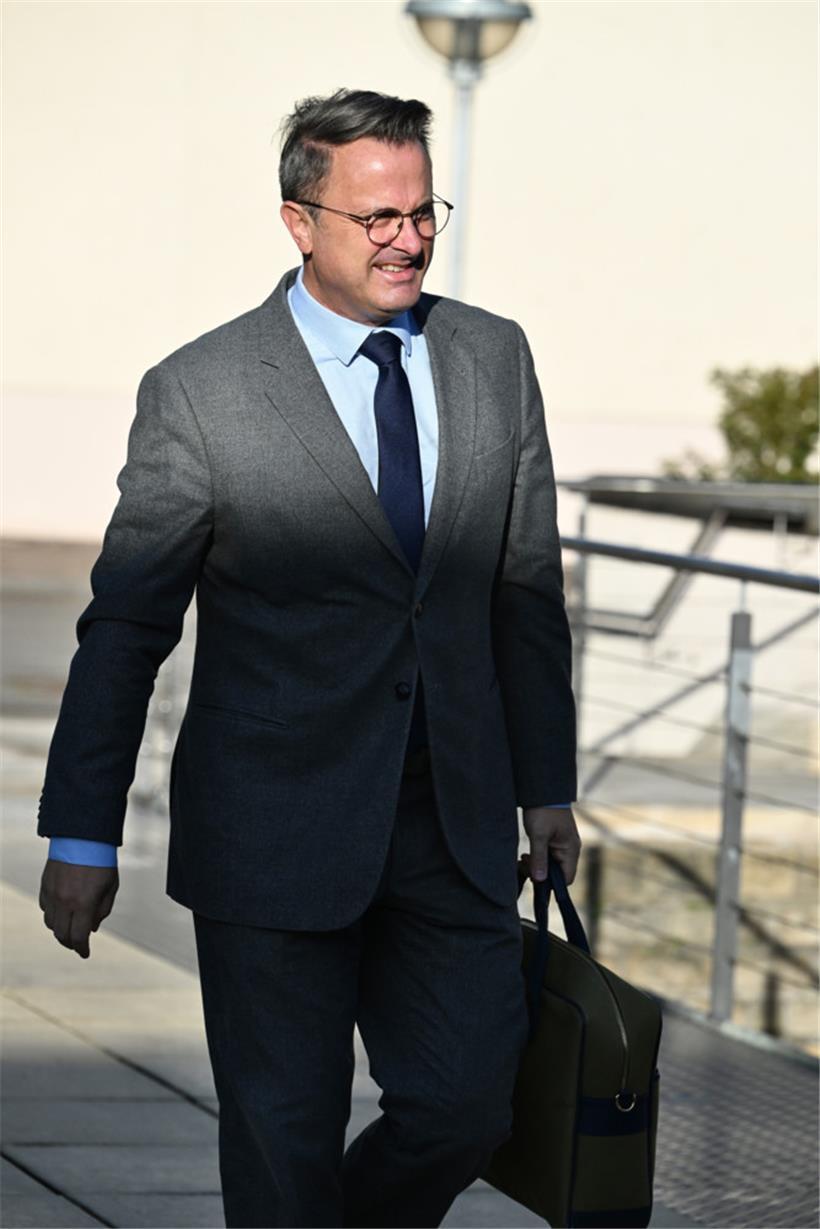 Auch Xavier Bettel (DP) ist am Mittwoch zu den Koalitionsverhandlungen nach Senn...