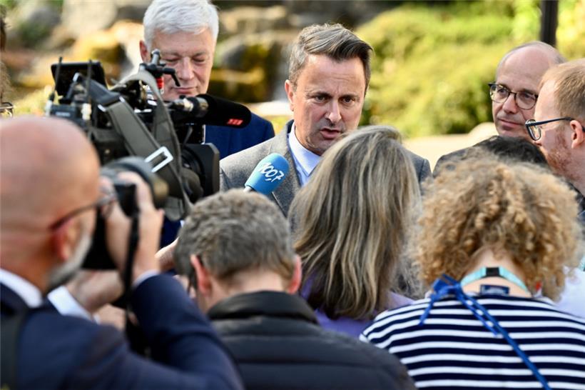 Auch Xavier Bettel zeigte sich zufrieden mit der Stimmung während der Gespräche
