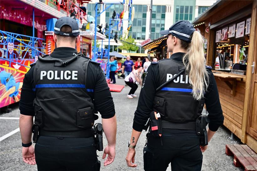 Auch bei der diesjährigen Ausgabe der Fouer ist die Polizei verstärkt präsent
