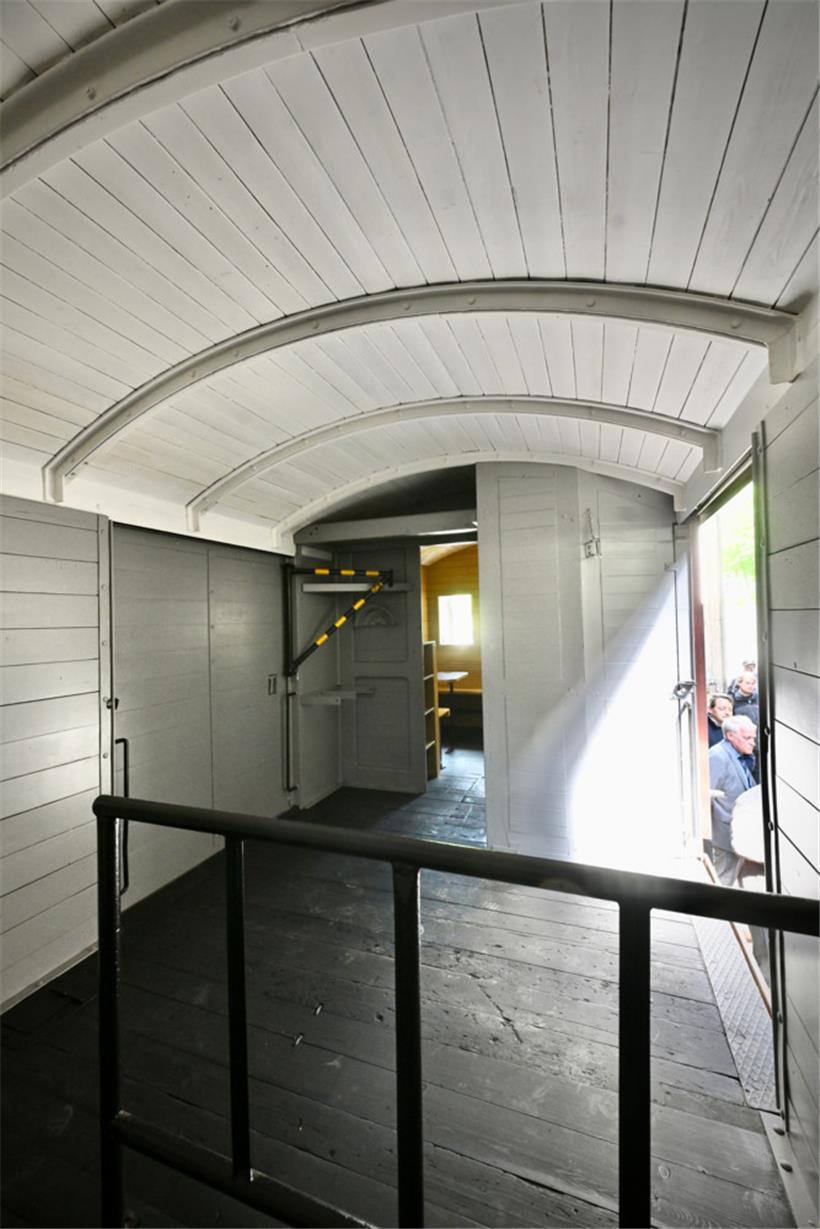 Auch der Innenraum wurde auf Vordermann gebracht. Hier werden in Zukunft Kinderw...