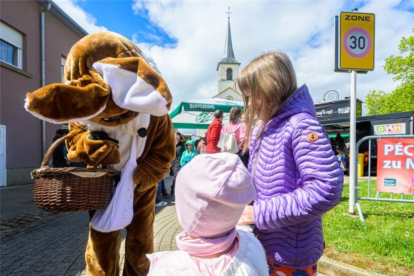 Auch der Osterhase war in Nospelt zu Besuch
