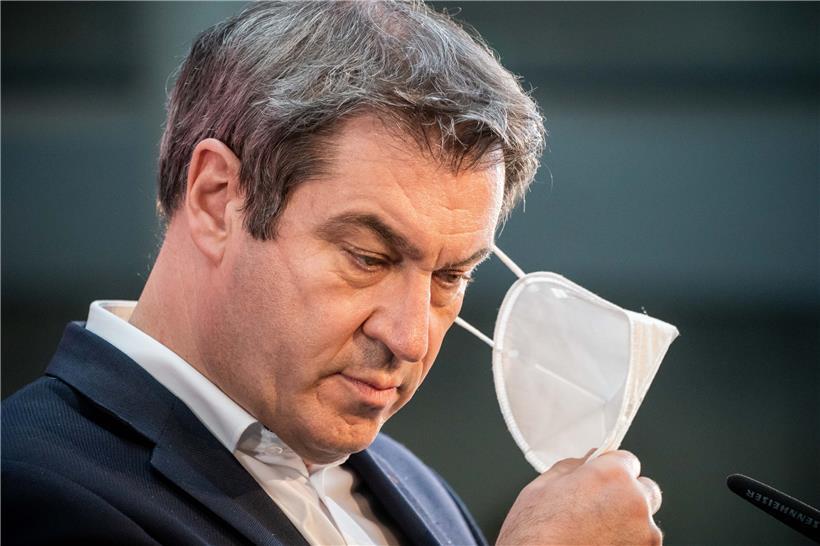 Auch der bayrische Ministerpräsident Markus Söder hatte seinen Hut für die Unions-Kanzlerkandidatur in den Ring geworfen
