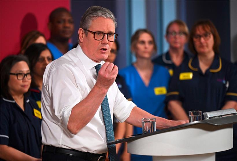 Auch der britische Premierminister Keir Starmer ist mittlerweile zum Ziel von Anfeindungen durch den US-Tech-Milliardär Elon Musk geworden
