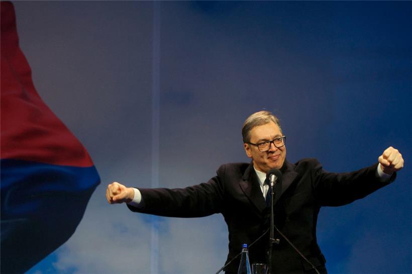 Auch der serbische Präsident Aleksandar Vucic dürfte sich über die Verschiebungen auf dem heimischen Medienmarkt freuen
