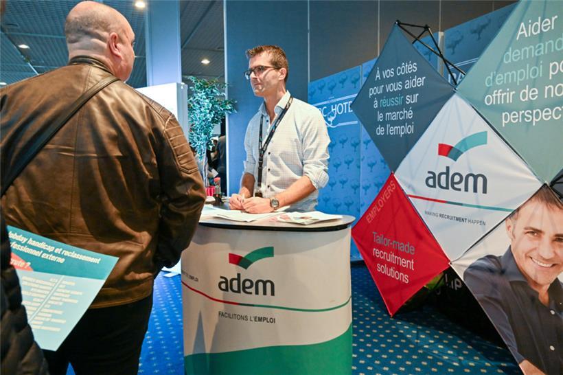 Auch die ADEM war mit einem Stand vertreten