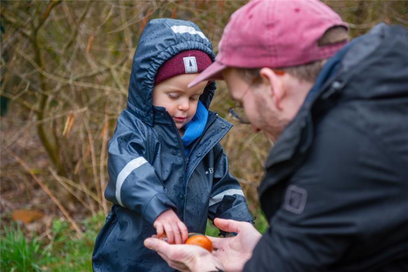 Auch die Allerkleinsten wurden fündig