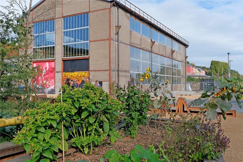 Auch die „Hall Locomotive“ grenzt an den Thierry-van-Werveke-Platz. Im Januar soll dort eine Mikro-Brauerei eröffnet werden.
