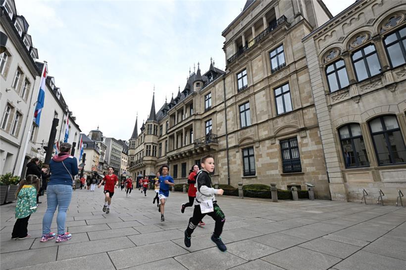 Auch die Jüngsten durften am Sonntag ihr Rennen beim Urban Trail bestreiten