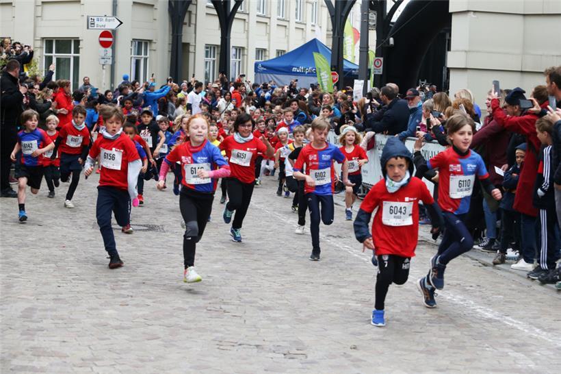Auch die Kleinsten durften sich auf dem Parcours des Urban Trail austoben