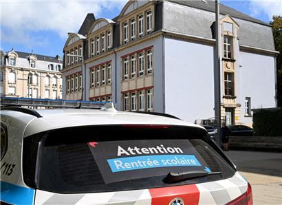 Auch die Polizei wird die „Rentrée“ mit verstärkten Verkehrskontrollen begleiten
