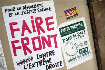 Auch im Grand Est warben verschiedene Parteien für eine republikanische Front gegen den rechtsextremen RN
