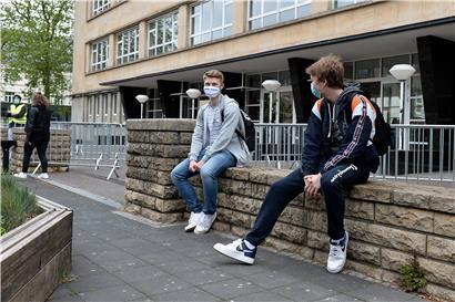Auch im LGE („Lycée de garçons Esch“) wurden Schüler positiv auf Covid-19 getestet
