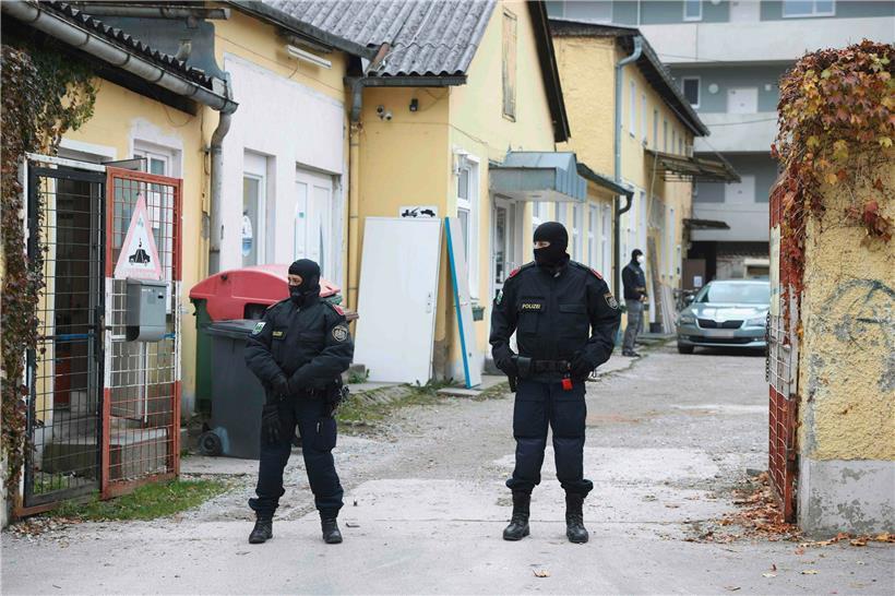 Auch in Graz wurden im Rahmen der Operation Luxor Gebäude von der österreichischen Polizei durchsucht
