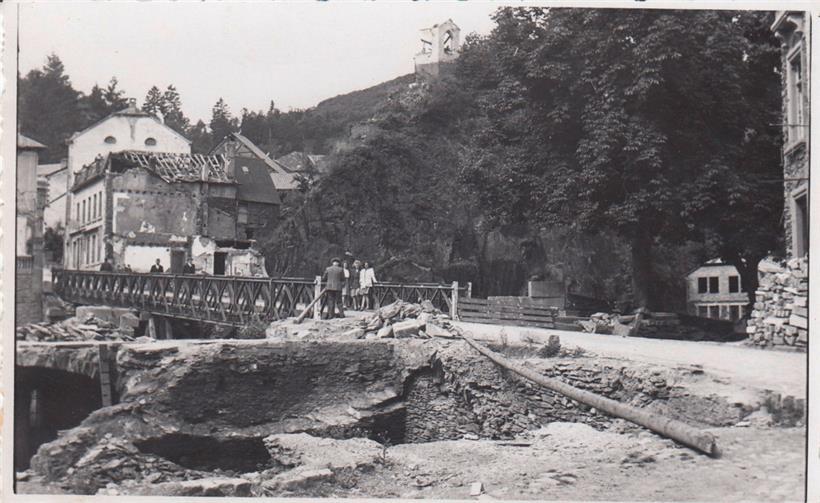 Auch in Vianden hatten die deutschen Truppen enormen Schaden angerichtet