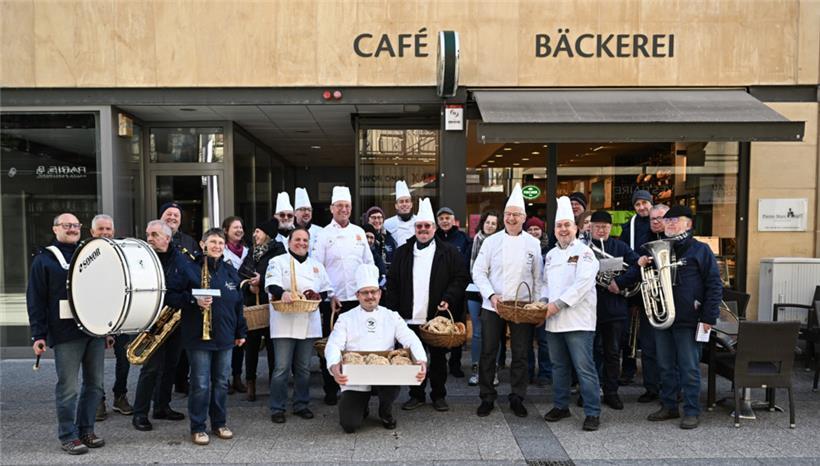 Auch in diesem Jahr gab es musikalische Begleitung für den „Cortège de la bretze...