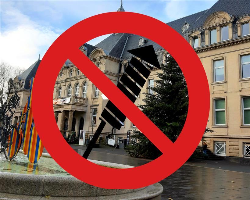 Auch in diesem Jahr ist es verboten, in der Silvesternacht ein privates Feuerwerk zu zünden – zur Freude vieler Düdelinger
