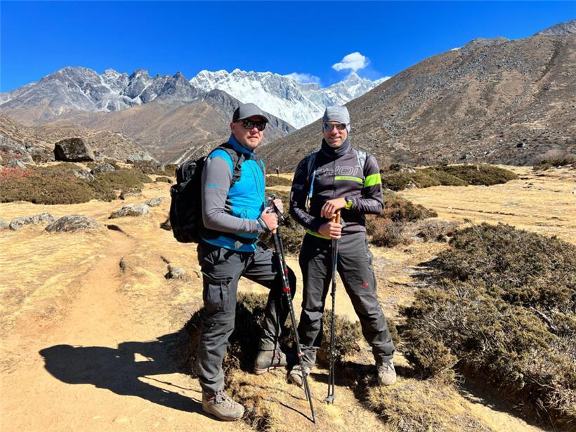 Auch wenn sie zum Schluss abrechen mussten, wollen Jakob Reiser und Pascal Duhautpas 2025 am liebsten ein neues Wander-Abenteuer wagen
