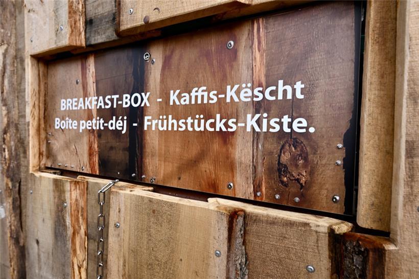 Auf Wunsch liefern die Park-Mitarbeiter das Frühstück