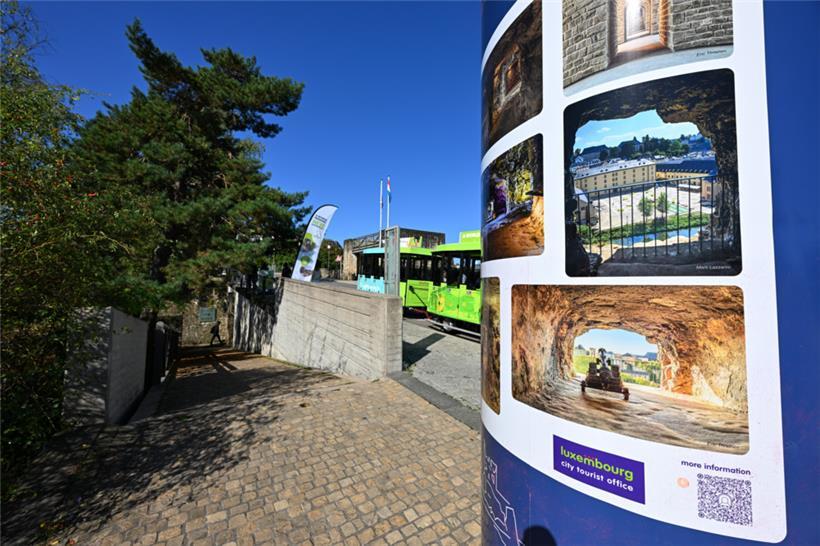 Auf dem Bockfelsen ist immer etwas los. Schade, dass die Kasematten geschlossen ...