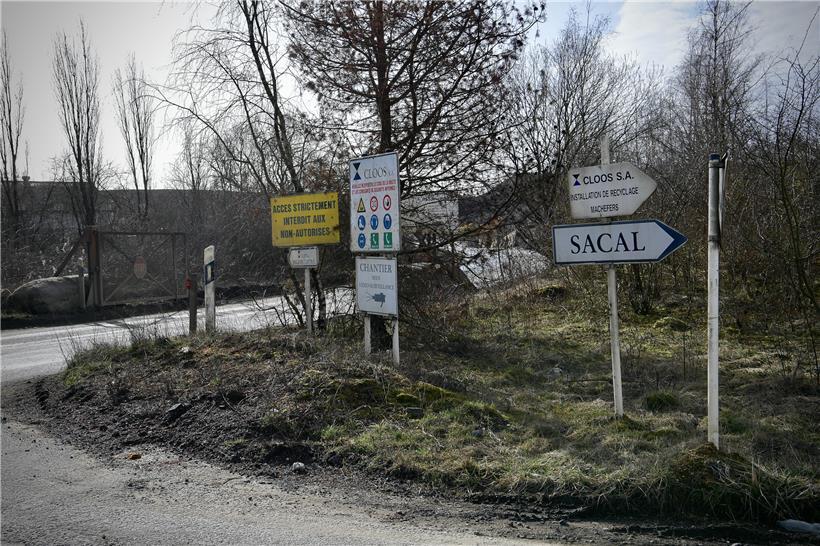 Auf dem „Crassier“ wird der Bauschutt des neu geplanten Südspitals abgelagert

