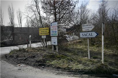 Auf dem „Crassier“ wird der Bauschutt des neu geplanten Südspitals abgelagert
