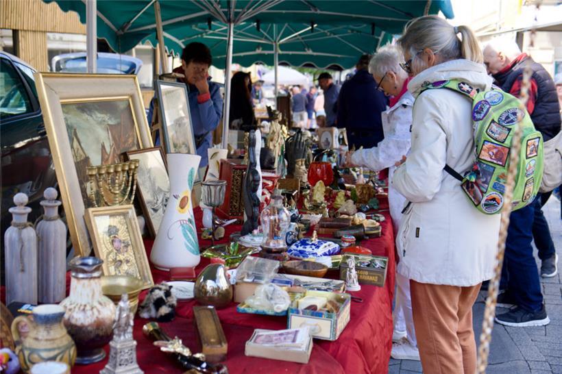 Auf dem Flohmarkt in Arlon