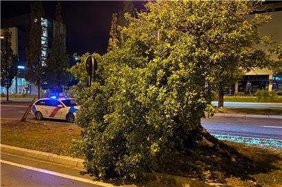 Auf dem Foto zu sehen ist der Unfallort in Kirchberg
