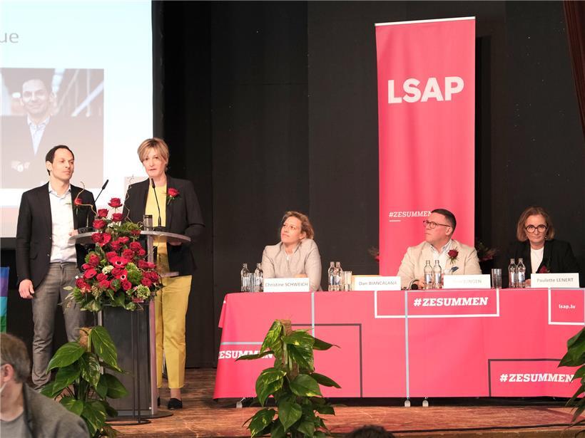 Auf dem Nationalkongress vor vier Jahren in Vianden übernahmen Francine Closener und Dan Biancalana den Parteivorsitz