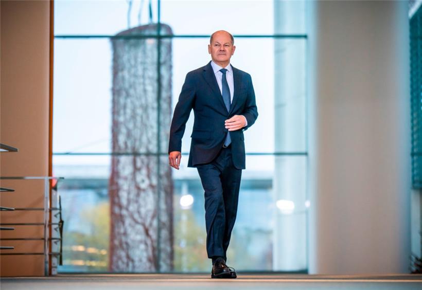 Auf dem Weg: Olaf Scholz will am Montag den Weg für Neuwahlen freimachen
