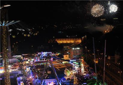 Auf der „Rout Bréck“ werden am Mittwochabend wieder Feuerwerksraketen gezündet
