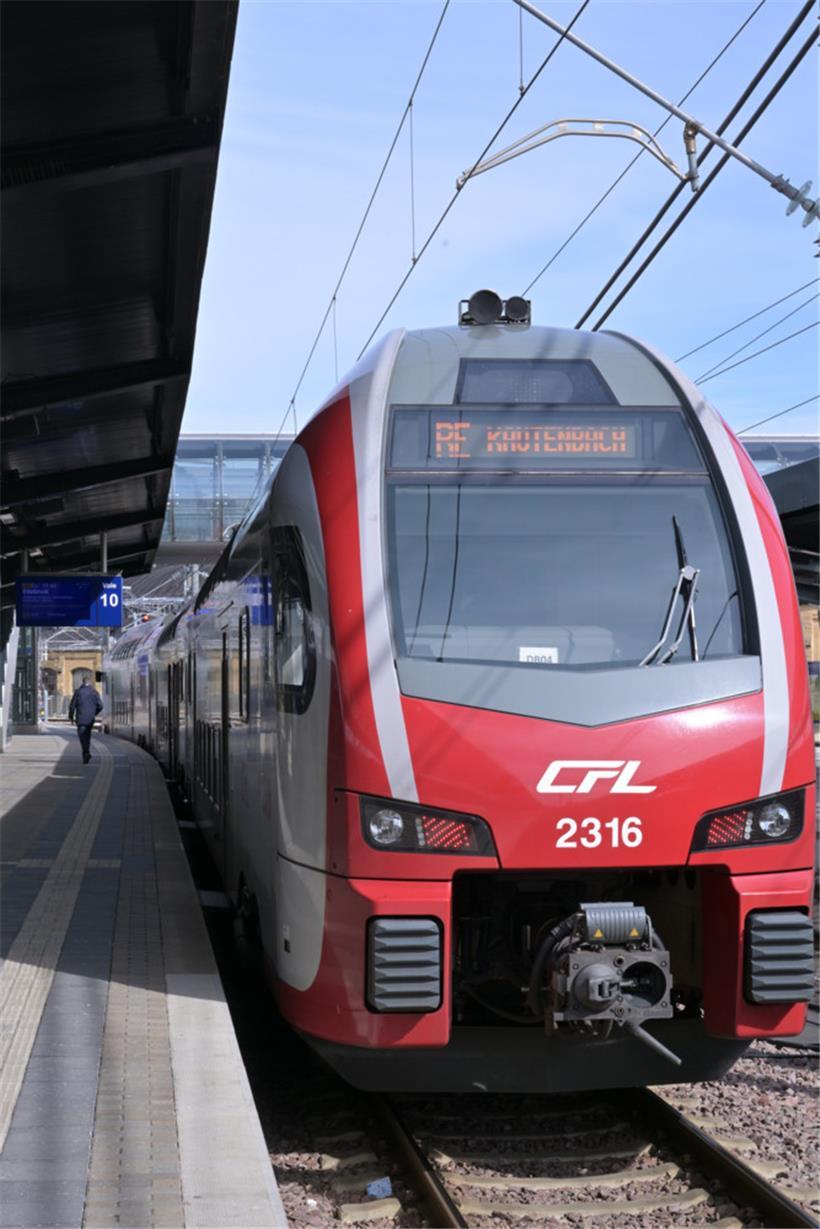 Auf der Strecke Kautenbach-Wiltz kam es zu einer Unterbrechung des Zugverkehrs
