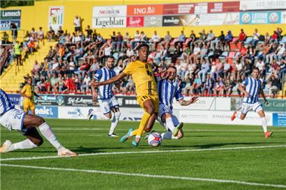 Auf die Kaltschnäuzigkeit von F91-Angreifer Mohcine Hassan wird es am Dienstag auch ankommen
