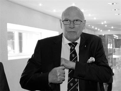 Auf diesem Archivfoto ist Norbert Haupert bei der 100-Jahr-Feier der COSL im Jahr 2012 zu sehen