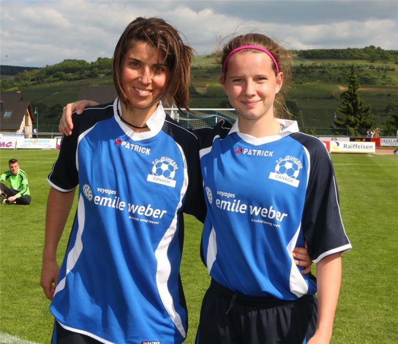 Auf diesem Foto von 2014 ist Olafsson zusammen mit Maria Martinez Galaz zu sehen. Damals spielte sie noch für Canach.
