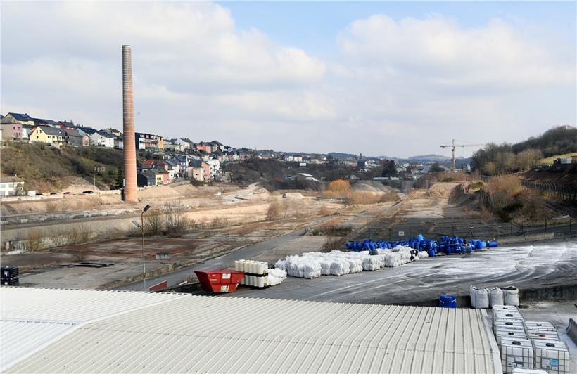 Auf dieser Industriebrache soll das Projekt „Wunne mat der Wooltz“ entstehen und 2.300 Menschen ein Dach über dem Kopf bieten
