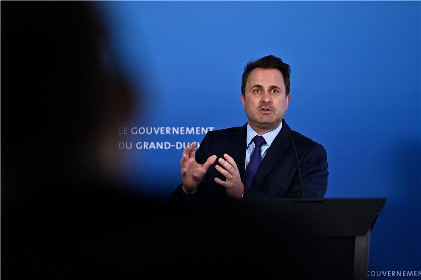 Auf kritische Nachfragen von Journalisten kann Premierminister Xavier Bettel manchmal ungehalten reagieren
