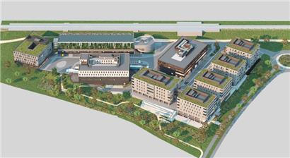 Auf rund 50.000 m² sollen moderne Gebäude entstehen, die Wirtschaftswachstum und Lebensqualität am Arbeitsplatz verbinden
