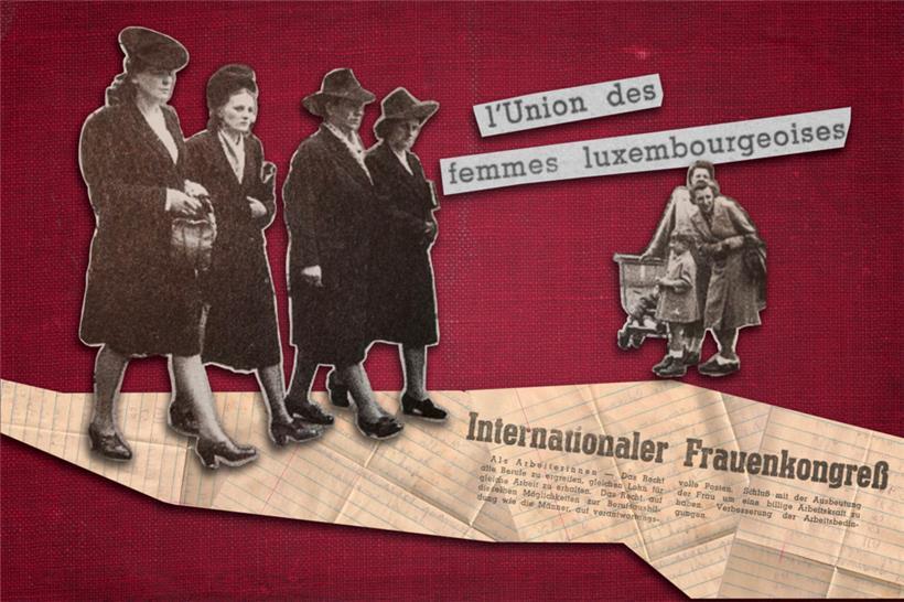 Aus der Serie „The Rebels“. Yvonne Useldinger-Hostert bei einer Demonstration.
