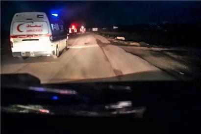 Ausschnitt aus dem Handy-Video, das beweisen soll, dass die Rettungsfahrzeuge deutlich als solche zu erkennen waren
