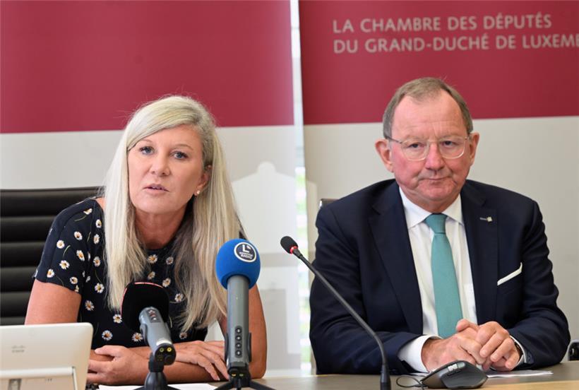  Ausschusspräsidentin Nancy Kemp-Arendt und Chamber-Präsident Fernand Etgen
