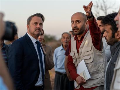 Außenminister Xavier Bettel bei einem Besuch in Ramallah vor zwei Jahren