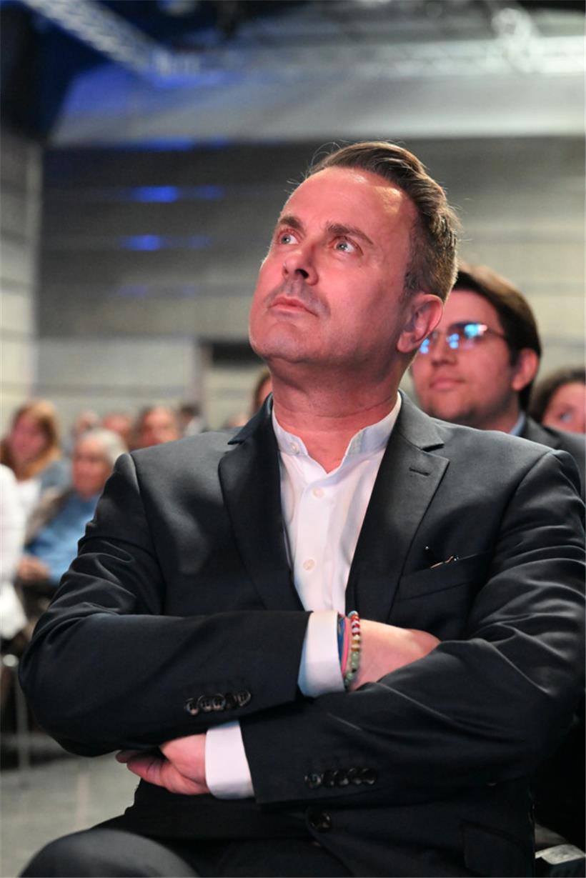 Außenminister Xavier Bettel hatte die Ehre, die Abschlussrede auf dem Kongress zu halten
