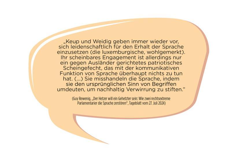 Auszug aus „Der Hetzer will ein Gehetzter sein“ von Guy Rewenig
