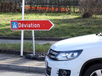 Autofahrer müssen am Wochenende ihre Fahrt entlang der „Jonction Lankelz“ mit Umleitungen planen